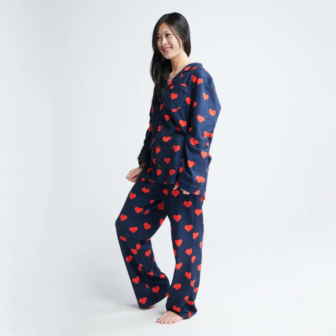 Human Pajama Top - Hearts