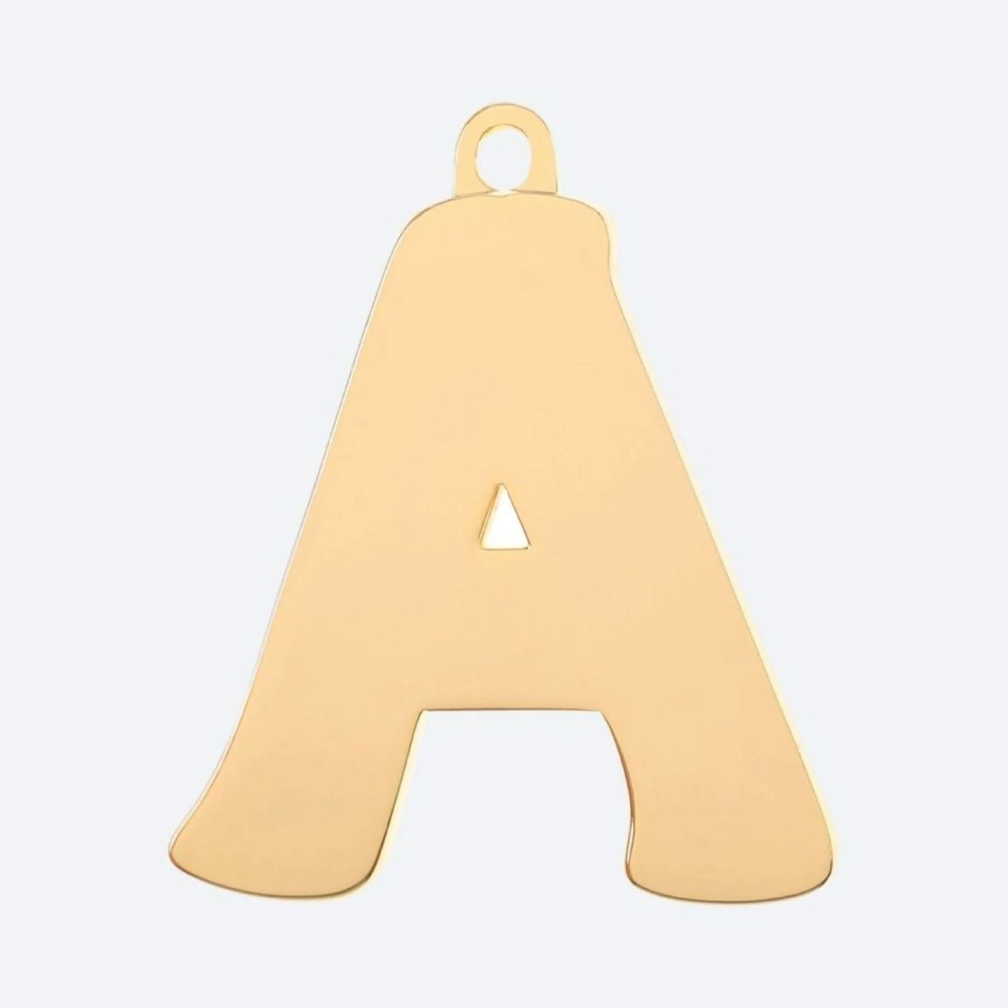 Initial Letter Jewelry Tag - A