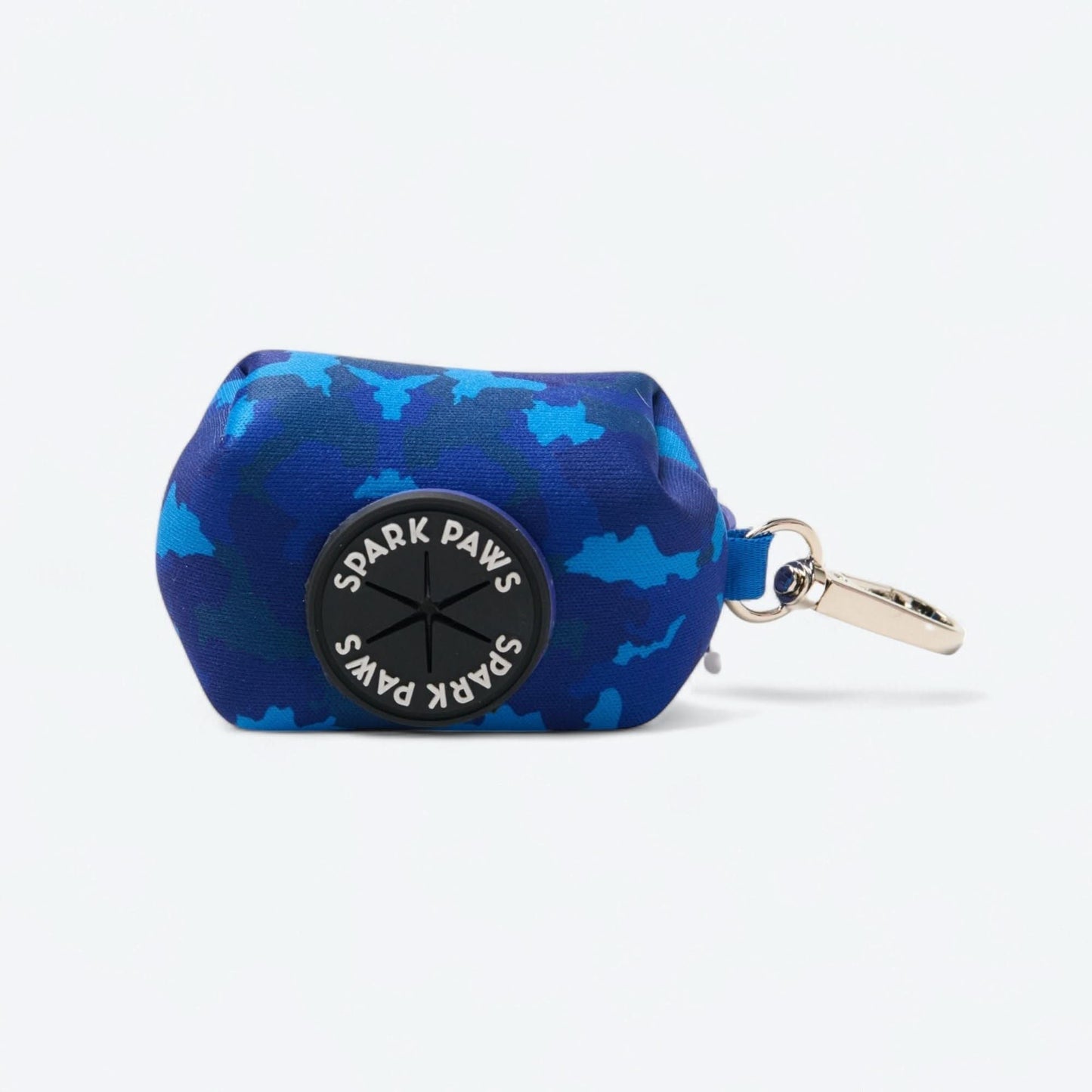 Leash and Poop Bag Holder Set - Blue Camo