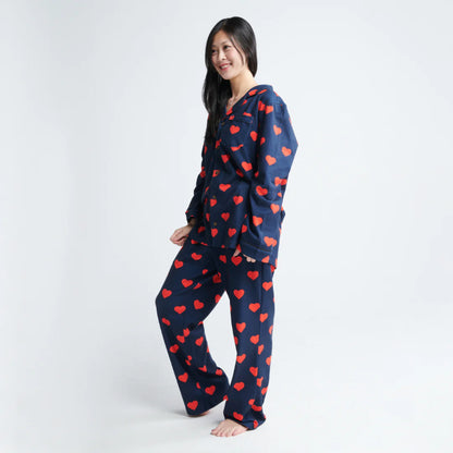Human Pajama Top - Hearts