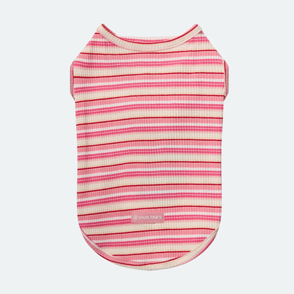 Stripe Shirt - Pink Red