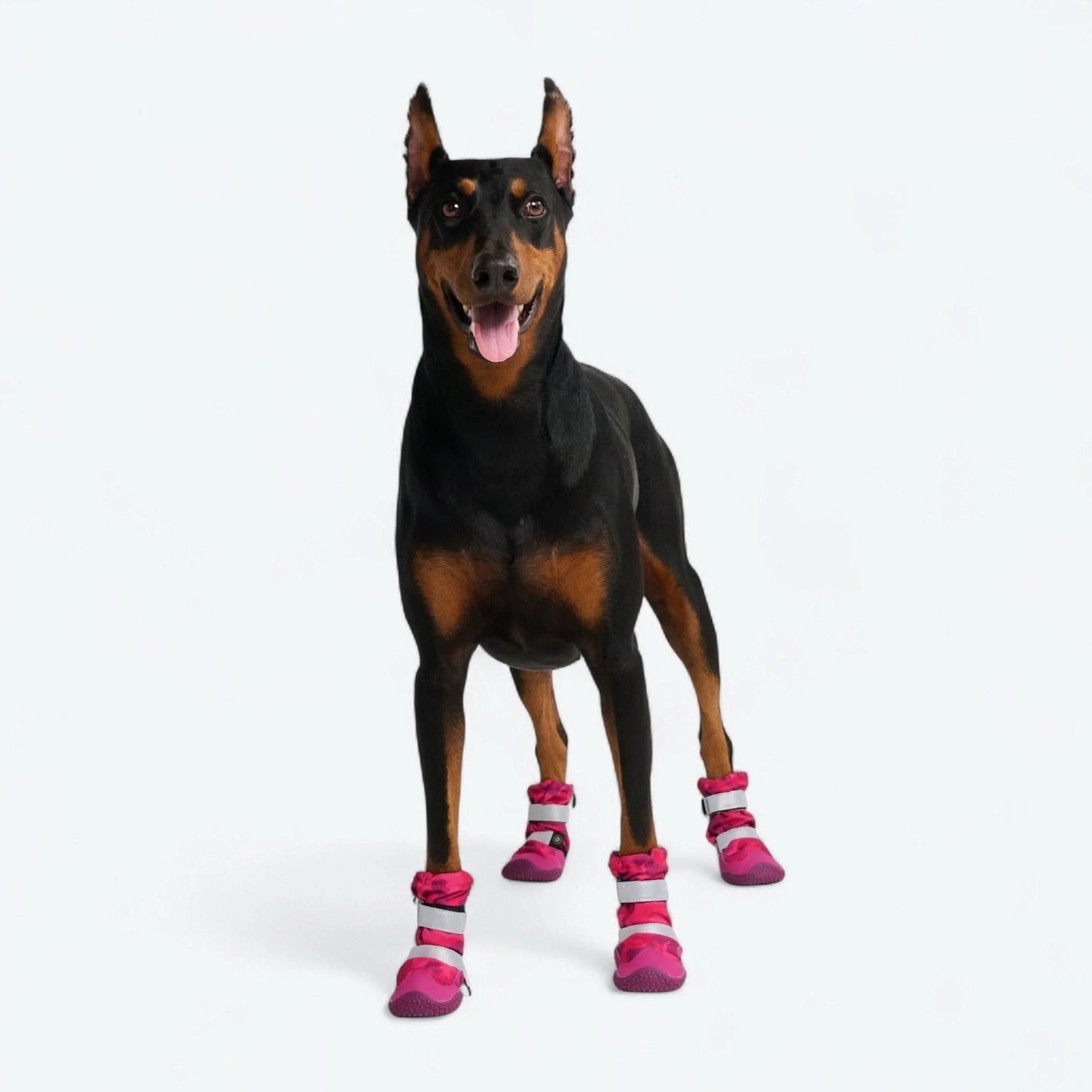 Flex Shell Water-resistant Dog Boots - Fuchsia Camo