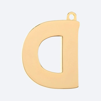 Initial Letter Jewelry Tag - D