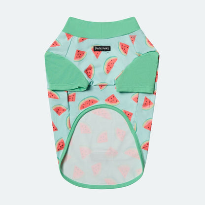 Sunblock Dog T-Shirt - Fruit Print