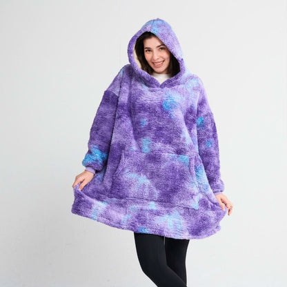 Fluffdreams Oversized Human Hoodie - Berrylicious