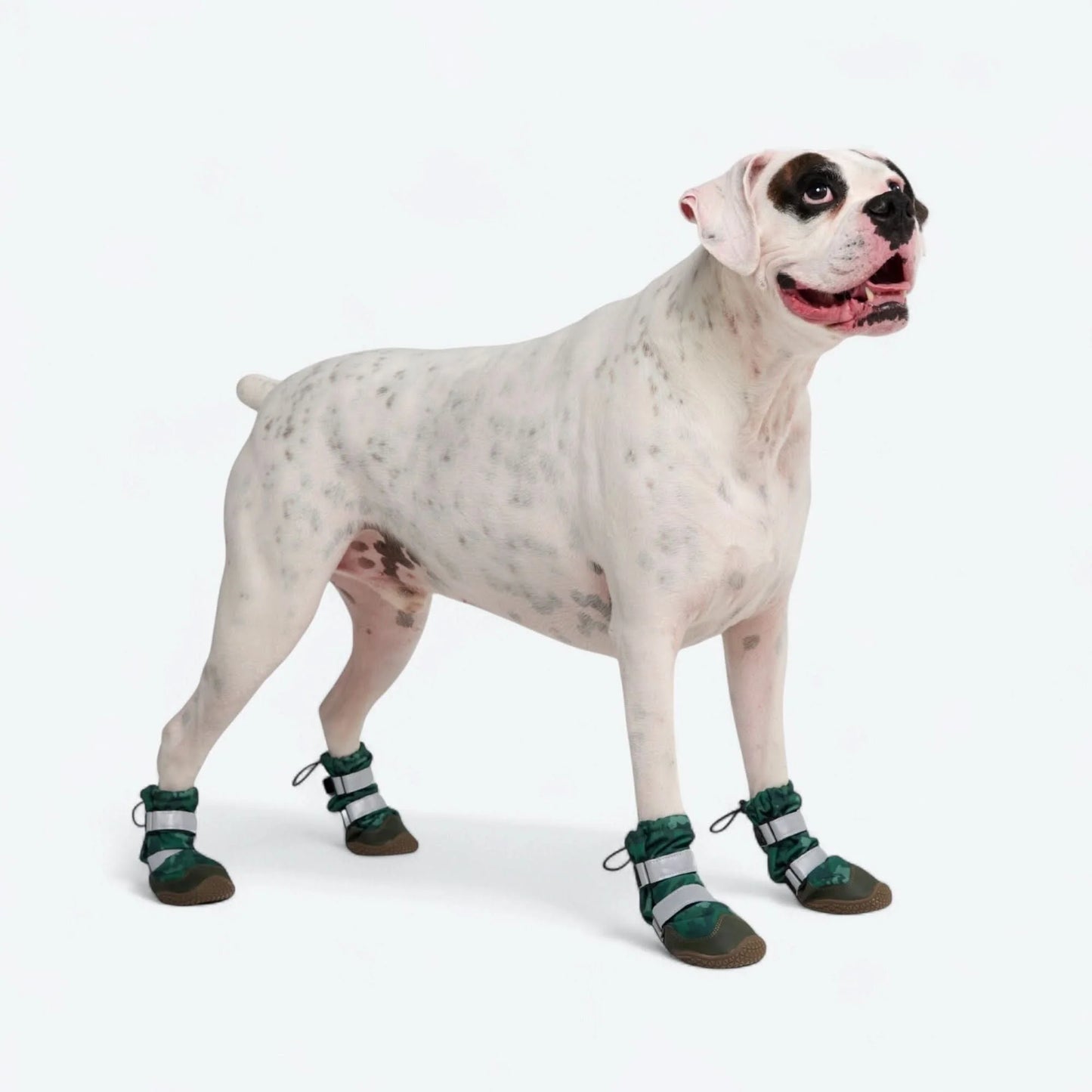 Flex Shell Water-resistant Dog Boots - Green Camo